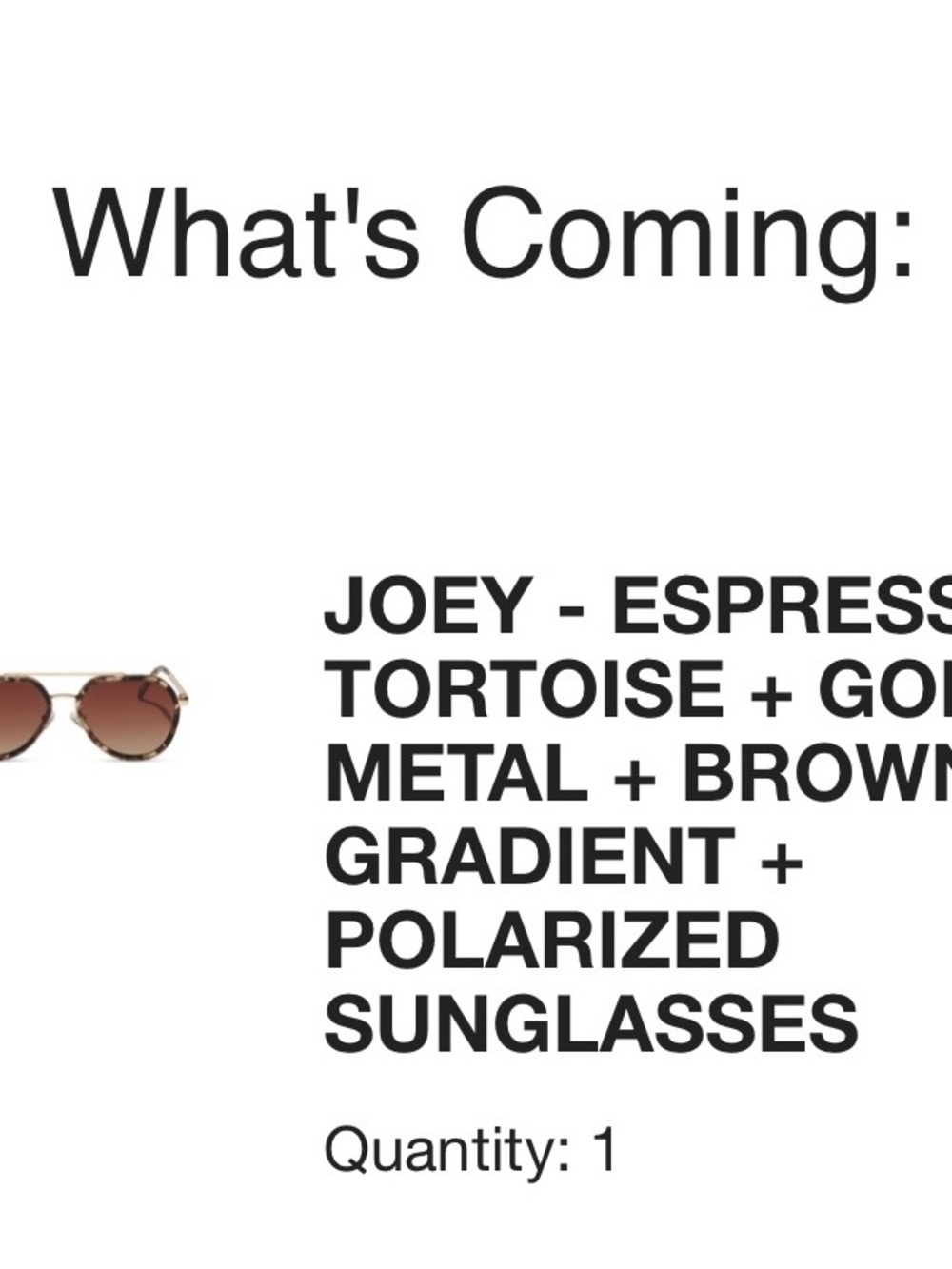 Diff Eyewear Gold & Tortoiseshell Aviator Sunglasses with Brown Gradient Lenses - Picture 2 of 3